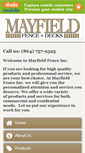 Mobile Screenshot of mayfieldfence.com